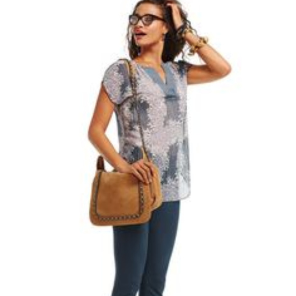 Beautiful cabi Spring 2015 Printed Stitch Blouse - Picture 4 of 6